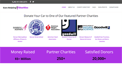 Desktop Screenshot of carshelpingcharities.org
